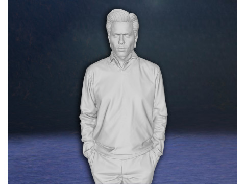 Val Kilmer Batman Bruce Wayne Action Custom 3D Print Model 3D print model 3D 打印模型