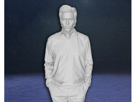 Val Kilmer Batman Bruce Wayne Action Custom 3D Print Model 3D print model 3D Print Model