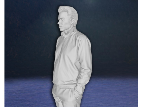 Val Kilmer Batman Bruce Wayne Action Custom 3D Print Model 3D print model 3D 打印模型