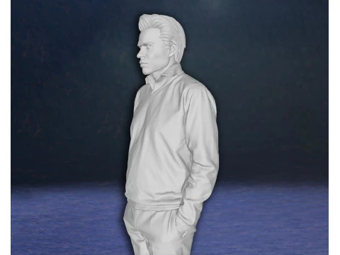 Val Kilmer Batman Bruce Wayne Action Custom 3D Print Model 3D print model 3D Print Model