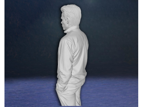 Val Kilmer Batman Bruce Wayne Action Custom 3D Print Model 3D print model 3D 打印模型