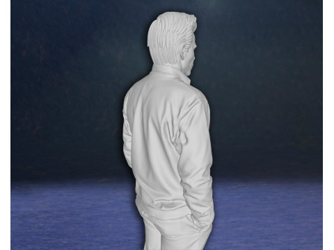 Val Kilmer Batman Bruce Wayne Action Custom 3D Print Model 3D print model 3D 打印模型