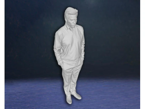 Val Kilmer Batman Bruce Wayne Action Custom 3D Print Model 3D print model 3D Print Model