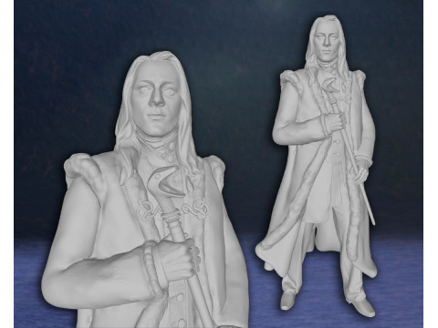Harry Potter Lucius Malfoy Action Figure Custom 3D Print Model 3D print model 3D 打印模型