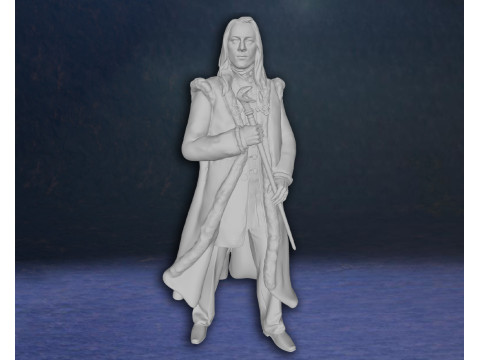 Harry Potter Lucius Malfoy Action Figure Custom 3D Print Model 3D print model 3D 打印模型