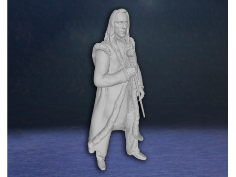 Harry Potter Lucius Malfoy Action Figure Custom 3D Print Model 3D print model 3D 打印模型