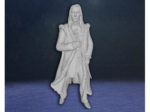 Harry Potter Lucius Malfoy Action Figure Custom 3D Print Model 3D print model 3D 打印模型