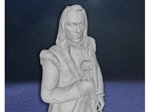 Harry Potter Lucius Malfoy Action Figure Custom 3D Print Model 3D print model 3D 打印模型