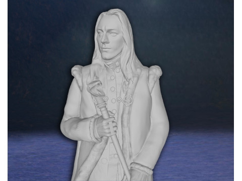 Harry Potter Lucius Malfoy Action Figure Custom 3D Print Model 3D print model 3D 打印模型