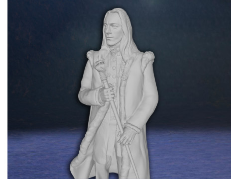 Harry Potter Lucius Malfoy Action Figure Custom 3D Print Model 3D print model 3D 打印模型
