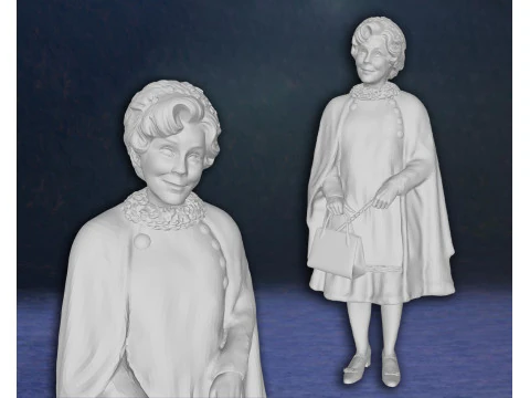 Harry Potter Dolores Umbridge Action Figure Custom 3D Print Model 3D Print Model