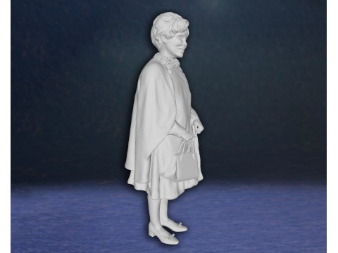 Harry Potter Dolores Umbridge Action Figure Custom 3D Print Model 3D Принт Модель