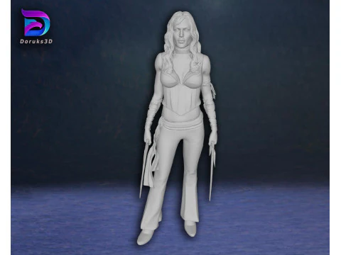 Elektra Jennifer Garner Action Figures Custom 3D Print Model 3D Print Model