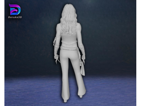 Elektra Jennifer Garner Action Figures Custom 3D Print Model 3D Print Model
