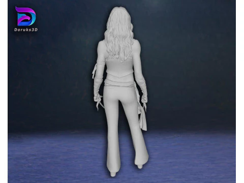 Elektra Jennifer Garner Action Figures Custom 3D Print Model 3D Print Model