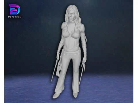 Elektra Jennifer Garner Action Figures Custom 3D Print Model 3D Print Model