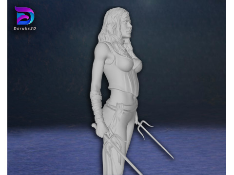 Elektra Jennifer Garner Action Figures Custom 3D Print Model 3D Print Model