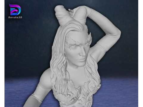 Poison Ivy Uma Thurman Action Figures Custom 3D Print Model 3D Принт Модель