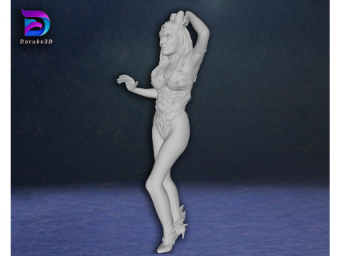 Poison Ivy Uma Thurman Action Figures Custom 3D Print Model 3D Принт Модель