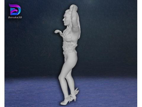 Poison Ivy Uma Thurman Action Figures Custom 3D Print Model 3D Принт Модель