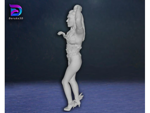 Poison Ivy Uma Thurman Action Figures modelo de impress&atilde;o 3D personalizado Modelo de Impressão 3D