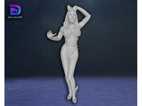 Poison Ivy Uma Thurman Action Figures Custom 3D Print Model 3D Принт Модель