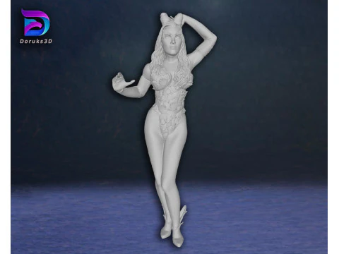 Poison Ivy Uma Thurman Action Figures modelo de impress&atilde;o 3D personalizado Modelo de Impressão 3D