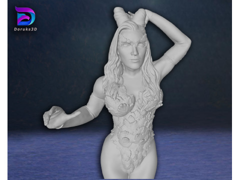 Poison Ivy Uma Thurman Action Figures Custom 3D Print Model 3D Принт Модель