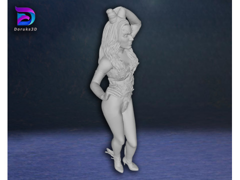Poison Ivy Uma Thurman Action Figures Custom 3D Print Model 3D Принт Модель