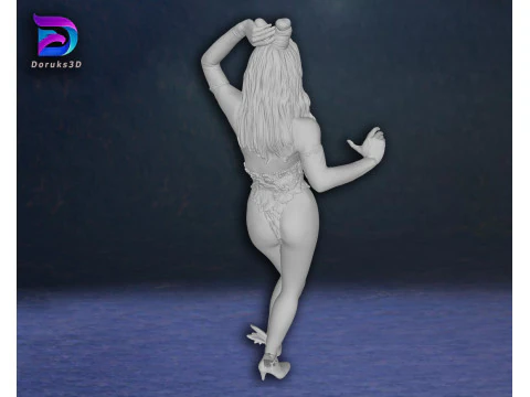 Poison Ivy Uma Thurman Action Figures modelo de impress&atilde;o 3D personalizado Modelo de Impressão 3D