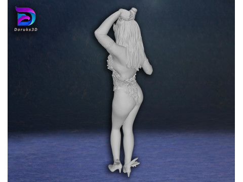 Poison Ivy Uma Thurman Action Figures Custom 3D Print Model 3D Принт Модель