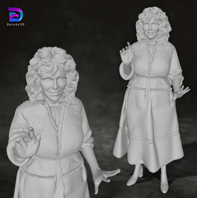 Molly Weasley Harry Potter Figurines d'action Mod&egrave;le d'impression 3D personnalis&eacute; Modèles 3D en vedette .c4d .max .obj .3ds .fbx .stl .blend 