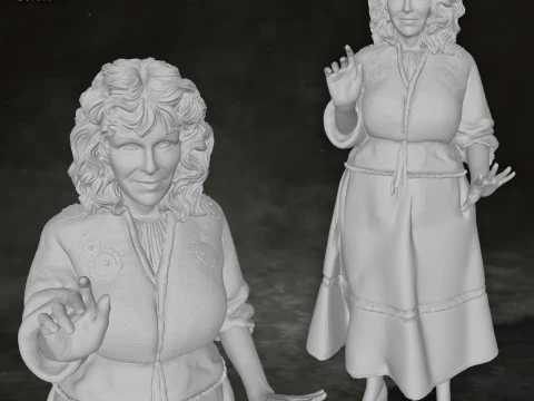 Molly Weasley Harry Potter Figuras de ação modelo de impressão 3D personalizado Modelo de Impressão 3D