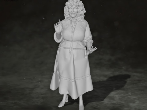 Molly Weasley Harry potter Action Figures Custom 3D Print Model 3D-printmodel