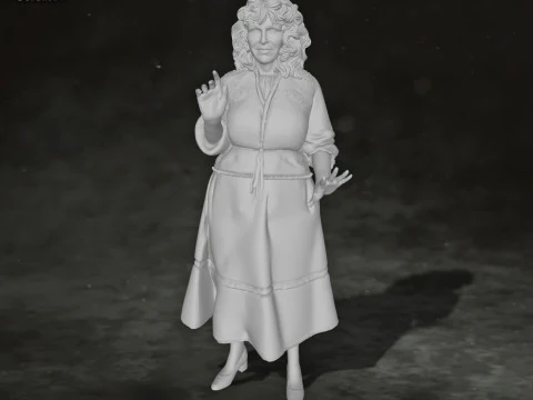 Molly Weasley Harry Potter Figurines d'action Mod&egrave;le d'impression 3D personnalis&eacute; Modèles 3D en vedette