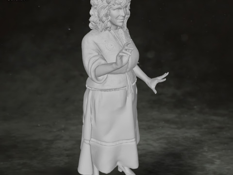 Molly Weasley Harry potter Action Figures Custom 3D Print Model 3D-printmodel