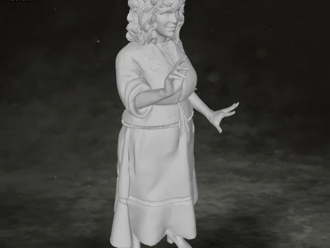 Molly Weasley Harry Potter Figurines d'action Mod&egrave;le d'impression 3D personnalis&eacute; Modèles 3D en vedette