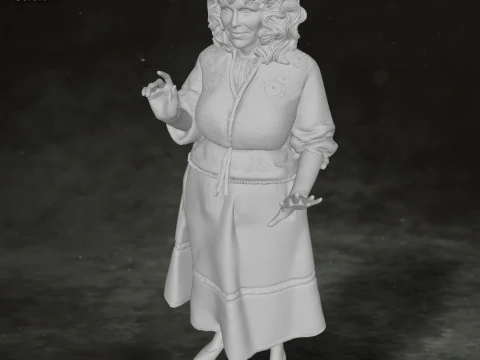Molly Weasley Harry Potter Figurines d'action Mod&egrave;le d'impression 3D personnalis&eacute; Modèles 3D en vedette