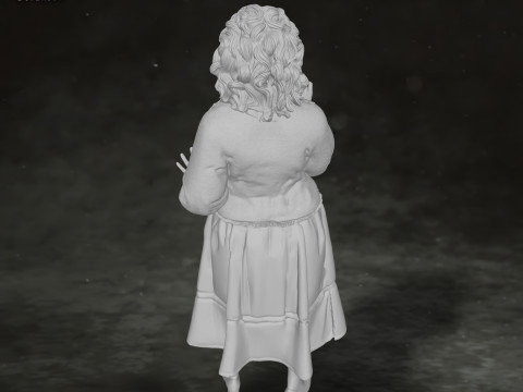 Molly Weasley Harry potter Action Figures Custom 3D Print Model 3D-printmodel