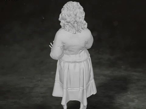 Molly Weasley Harry Potter Figurines d'action Mod&egrave;le d'impression 3D personnalis&eacute; Modèles 3D en vedette