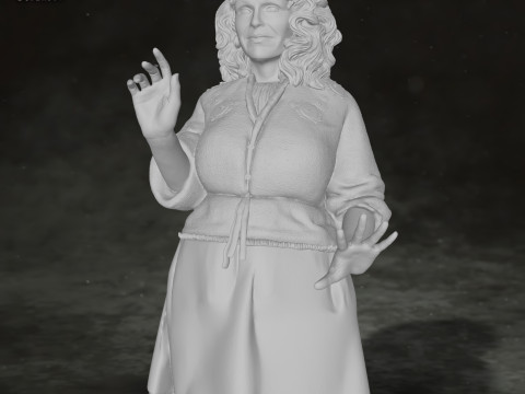 Molly Weasley Harry potter Action Figures Custom 3D Print Model 3D-printmodel