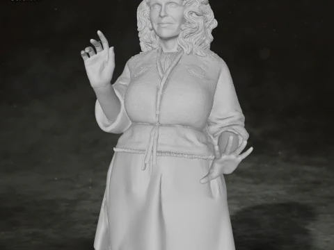 Molly Weasley Harry Potter Figurines d'action Mod&egrave;le d'impression 3D personnalis&eacute; Modèles 3D en vedette