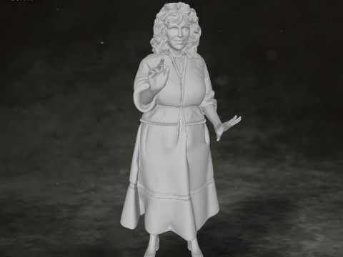 Molly Weasley Harry potter Action Figures Custom 3D Print Model 3D-printmodel