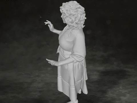 Molly Weasley Harry Potter Figurines d'action Mod&egrave;le d'impression 3D personnalis&eacute; Modèles 3D en vedette