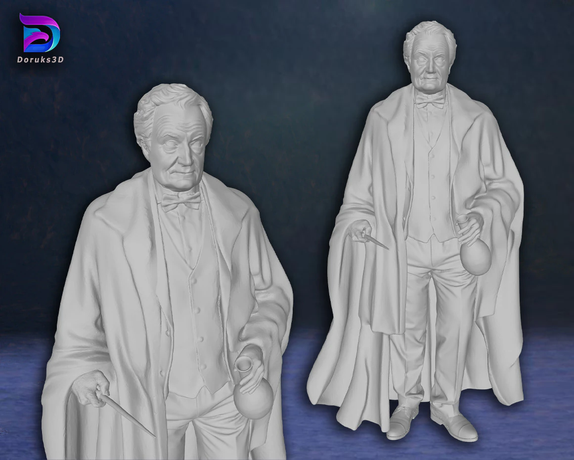 Horace Slughorn Harry potter Action Figure 3D Print Model 3D Print Model .c4d .max .obj .3ds .fbx .stl .blend 