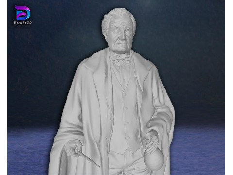 Horace Slughorn Harry potter Action Figure 3D Print Model Modelo de Impressão 3D
