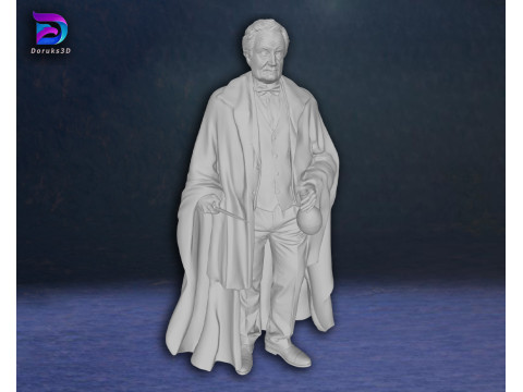 Horace Slughorn Harry potter Action Figure 3D Print Model Modelo de Impressão 3D