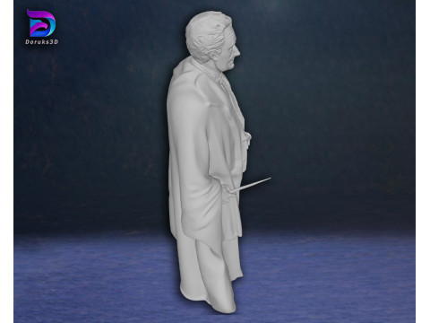 Horace Slughorn Harry potter Action Figure 3D Print Model Modelo de Impressão 3D