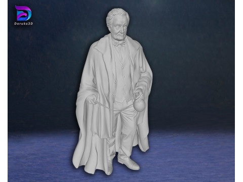 Horace Slughorn Harry potter Action Figure 3D Print Model Modelo de Impressão 3D