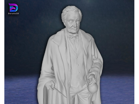Horace Slughorn Harry potter Action Figure 3D Print Model Modelo de Impressão 3D